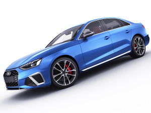 audi s4 2020 sedan 3D मॉडल