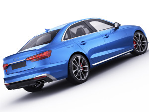 audi s4 2020 sedan 3D मॉडल
