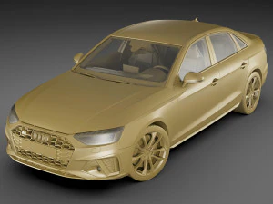 audi s4 2020 sedan 3D Model