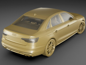 audi s4 2020 sedan 3D मॉडल