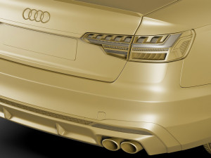 audi s4 2020 sedan 3D मॉडल