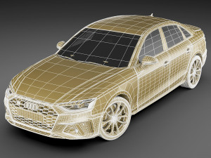audi s4 2020 sedan 3D मॉडल