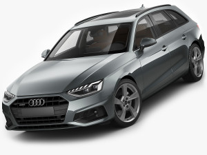 audi a4 avant 2020 3D-Modell
