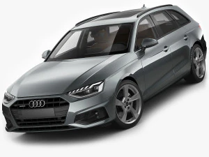 audi a4 avant 2020 3D Model