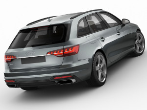 audi a4 avant 2020 3D Модель