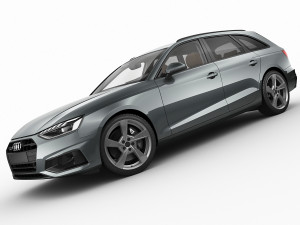 audi a4 avant 2020 3D Модель