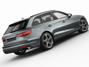 audi a4 avant 2020 3D Модель