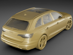 audi a4 avant 2020 3D Модель