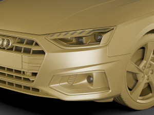 audi a4 avant 2020 3D Модель