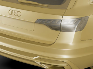 audi a4 avant 2020 3D Модель