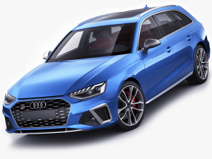 audi s4 avant 2020 3D Модель