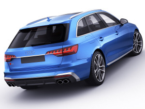 audi s4 avant 2020 3D मॉडल