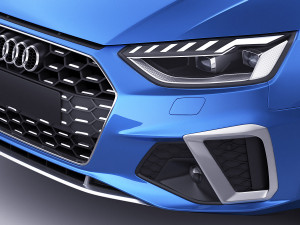 audi s4 avant 2020 3D मॉडल
