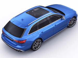 audi s4 avant 2020 3D मॉडल