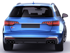 audi s4 avant 2020 3D मॉडल