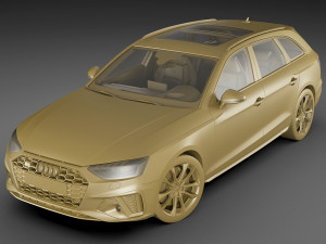 audi s4 avant 2020 3D मॉडल