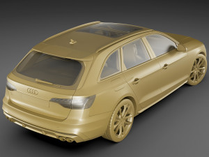 audi s4 avant 2020 3D मॉडल