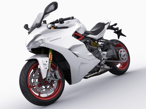 ducati supersport s 2019 3D Model in Motorcycle 3DExport