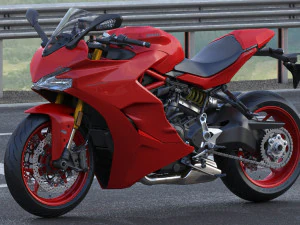 ducati supersport s 2019 3D Model