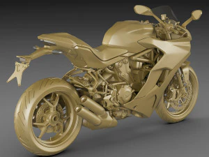 ducati supersport s 2019 3D Model