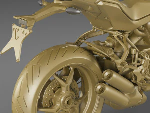 ducati supersport s 2019 3D Model