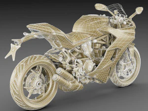 ducati supersport s 2019 3D Model