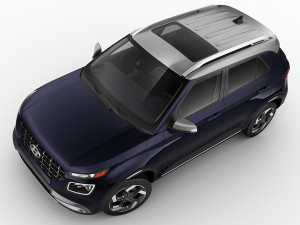 hyundai venue 2020 3Dモデル