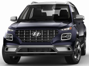 hyundai venue 2020 3D Model