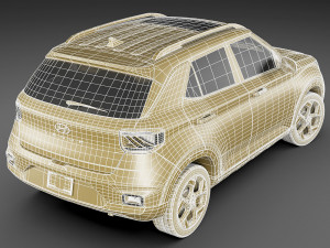 hyundai venue 2020 3Dモデル