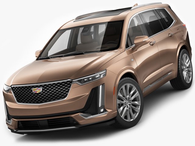 cadillac xt6 3D Модель .c4d .max .obj .3ds .fbx .stl .blend 