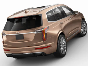 cadillac xt6 3D Model