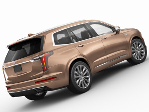 cadillac xt6 3D Модель