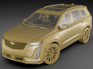 cadillac xt6 3D Model