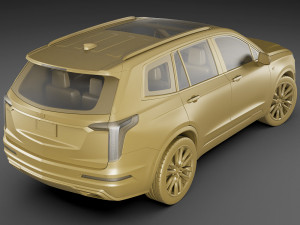 cadillac xt6 3D Модель