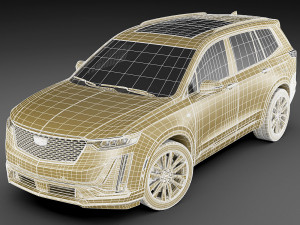 cadillac xt6 3D Модель