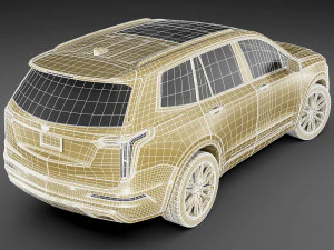 cadillac xt6 3D Model