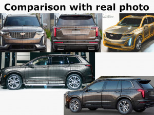 cadillac xt6 3D Модель