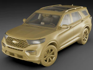 익스플로러 2020 3D 모델