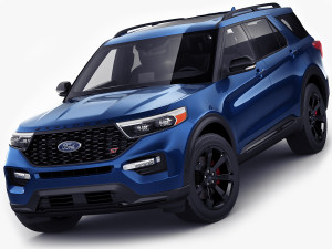 explorer st 2020 3D 모델