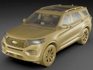explorer st 2020 3D Model