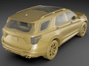 explorer st 2020 3D Model