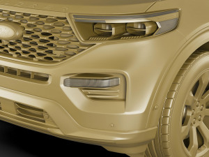 explorer st 2020 3D Модель