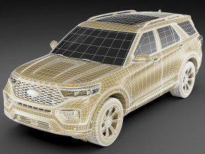 explorer st 2020 3D Модель