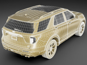 explorer st 2020 3D Модель
