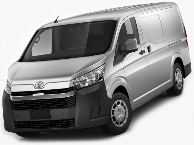 toyota hiace van lwb 2020 Modelo 3D .c4d .max .obj .3ds .fbx .stl .blend 