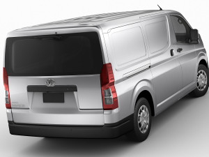 toyota hiace van lwb 2020 Modelo 3D