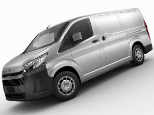 toyota hiace van lwb 2020 Modelo 3D