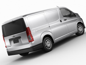 toyota hiace van lwb 2020 Modelo 3D