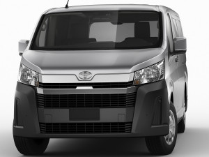 toyota hiace van lwb 2020 Modelo 3D