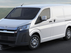 toyota hiace van lwb 2020 Modelo 3D